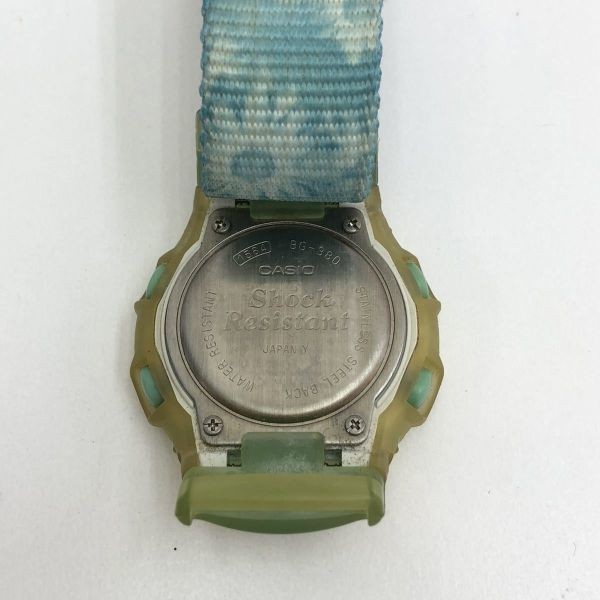 CASIO カシオ G-SHOCK Gショック 腕時計 Baby-G File BG-380 スカイブルー マーガレット キャンバス 【動作未確認】＃T604の画像5