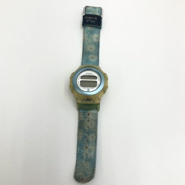 CASIO カシオ G-SHOCK Gショック 腕時計 Baby-G File BG-380 スカイブルー マーガレット キャンバス 【動作未確認】＃T604の画像2