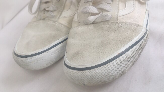 VANS バンズ ローカットスニーカー 84501 OLD SKOOL オールドスクール　汚れ有り 23.5cm ホワイト レディース 1209000003120_画像9