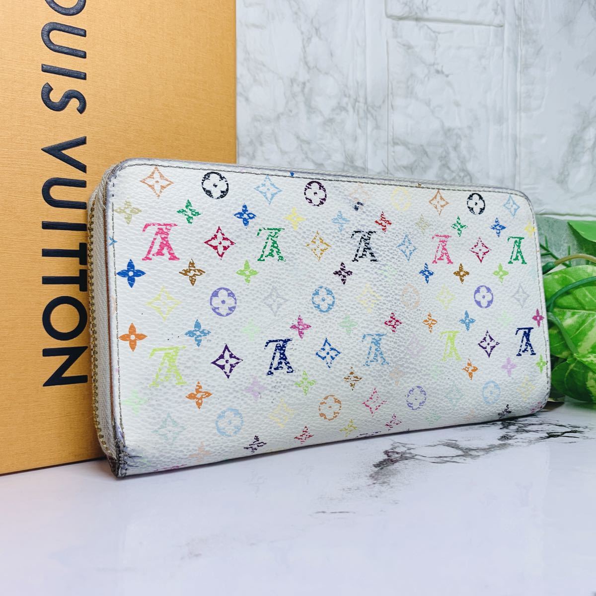 LOUIS VUITTON ルイヴィトン モノグラム マルチカラー 長財布 ジッピー