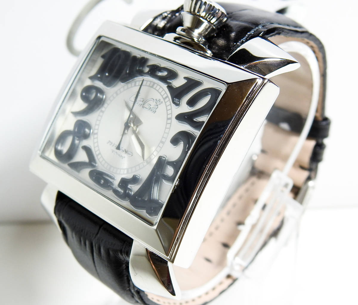 ガガミラノ ナポレオーネ 自動巻き AT メンズ腕時計 美品 正規 稼働品-