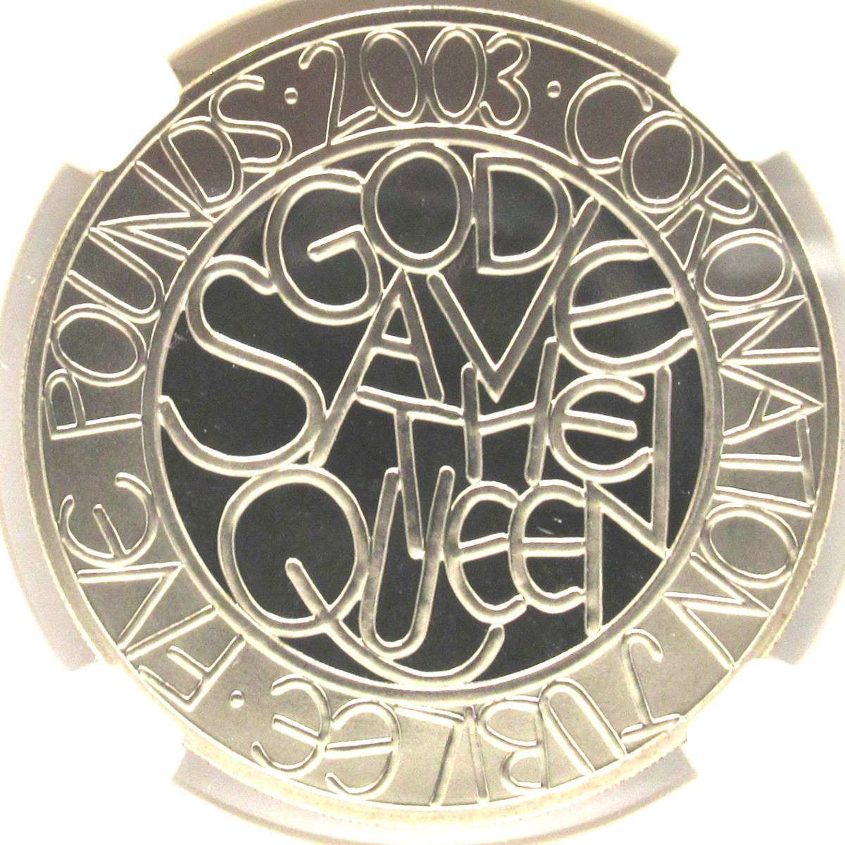 【人気急上昇】 『高鑑定』2003年 イギリス 5ポンド NGC PF69 ULTRA CAMEO 2003年 エリザベス女王即位50周年記念 硬貨 ヨーロッパ