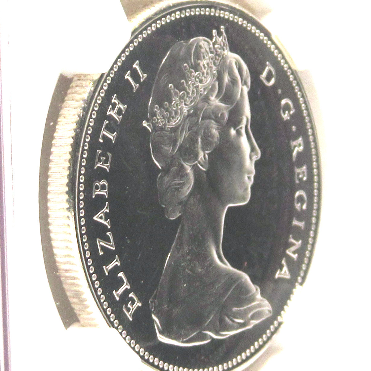 高鑑定』1967年 カナダ 1ドル銀貨 NGC PL66 CAMEO 建国100周年記念銀貨