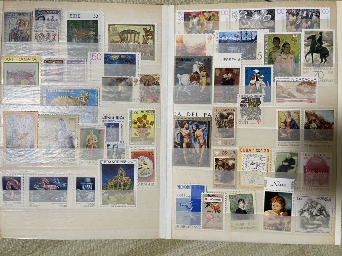 C354 370# 外国切手 絵画切手/美術切手/名画切手など タイ/ドミニカ 