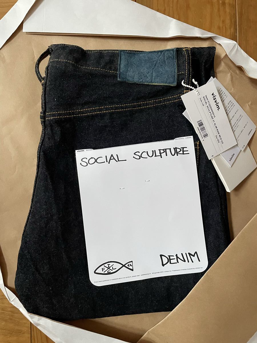 激安価格の SCULPTURE SOCIAL visvim 01 OD MUD RAW デニム/ジーンズ
