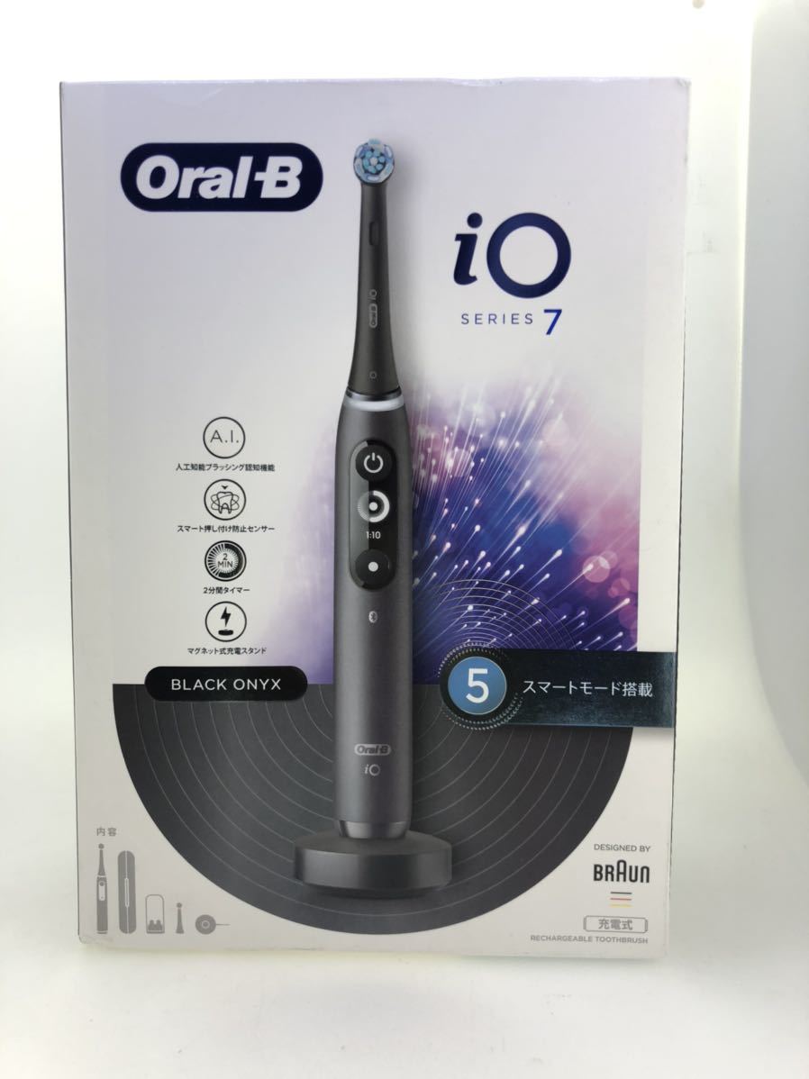 77%以上節約 ブラウン IOM72J22BDBK-W オーラルB 電動歯ブラシ iO7