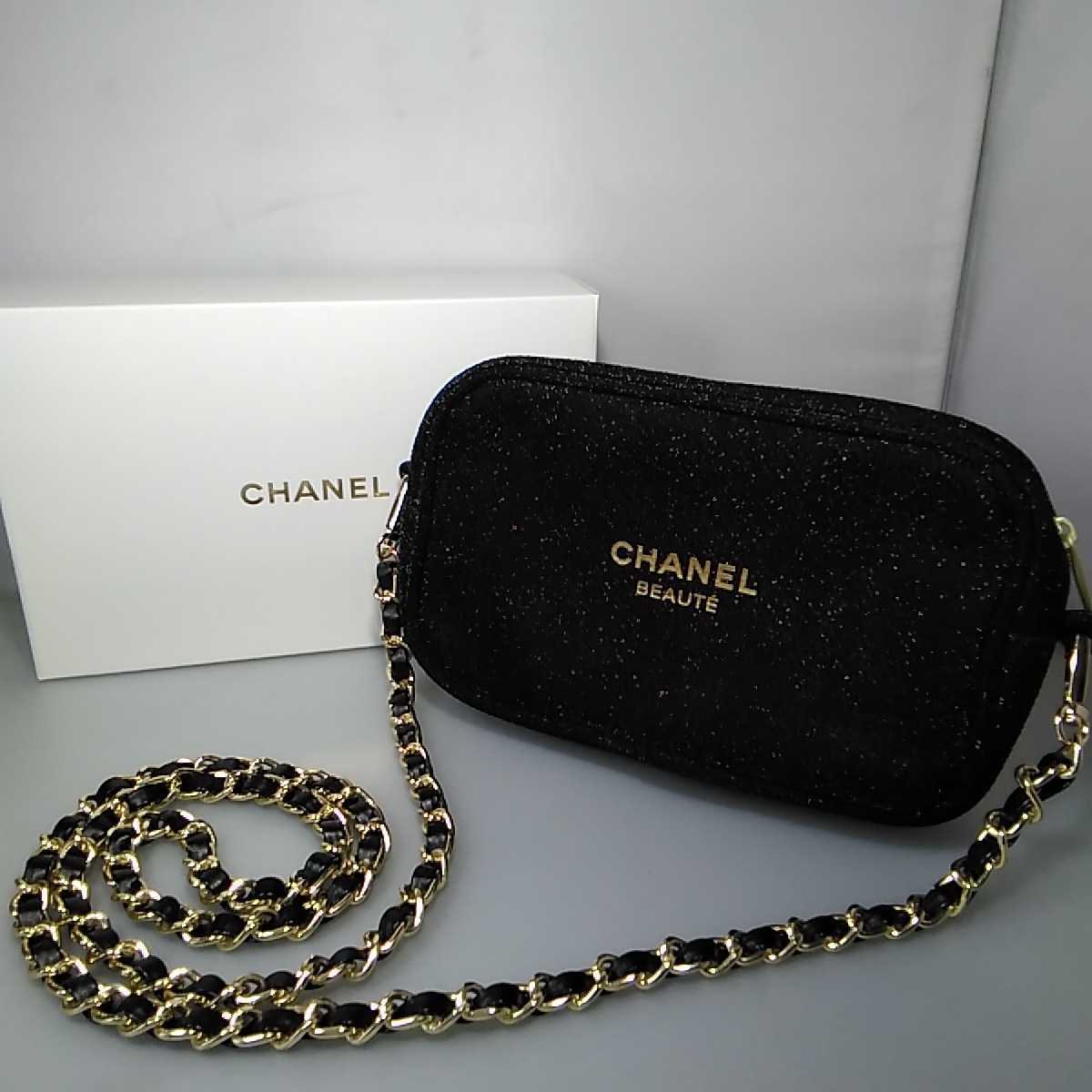 Yahoo!オークション - CHANEL シャネル ノベルティ ショルダー ポーチ