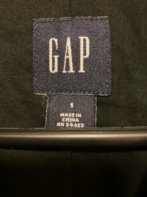 GAP【ギャップ】ジャケット・パンツ/セットアップスーツ（黒）_画像4