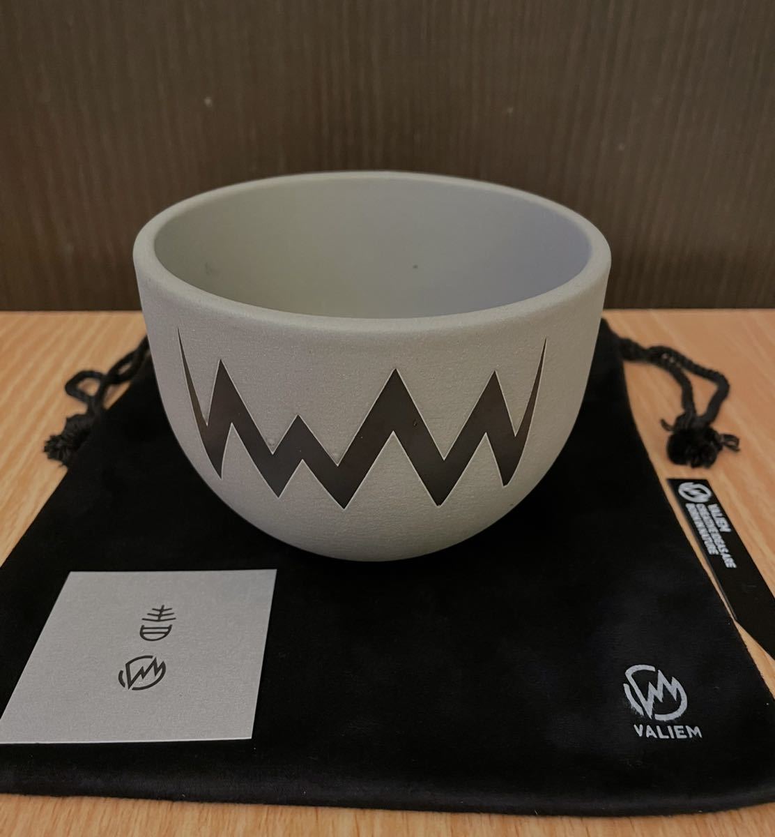 VALIEM × aobouzu MONSTER MOUTH BOWL GREY Mサイズ バリエム 青坊主 