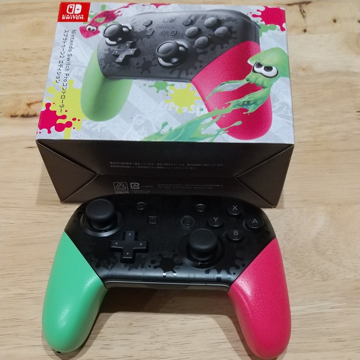 任天堂 switch プロコン 純正 スプラトゥーン2 ジャンク品｜Yahoo