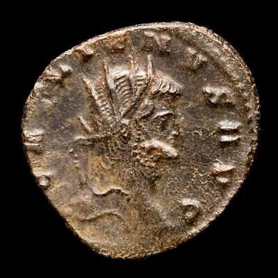 【保証書付】 古代ローマコイン  ガッリエヌス帝  アンティークコイン 220801e