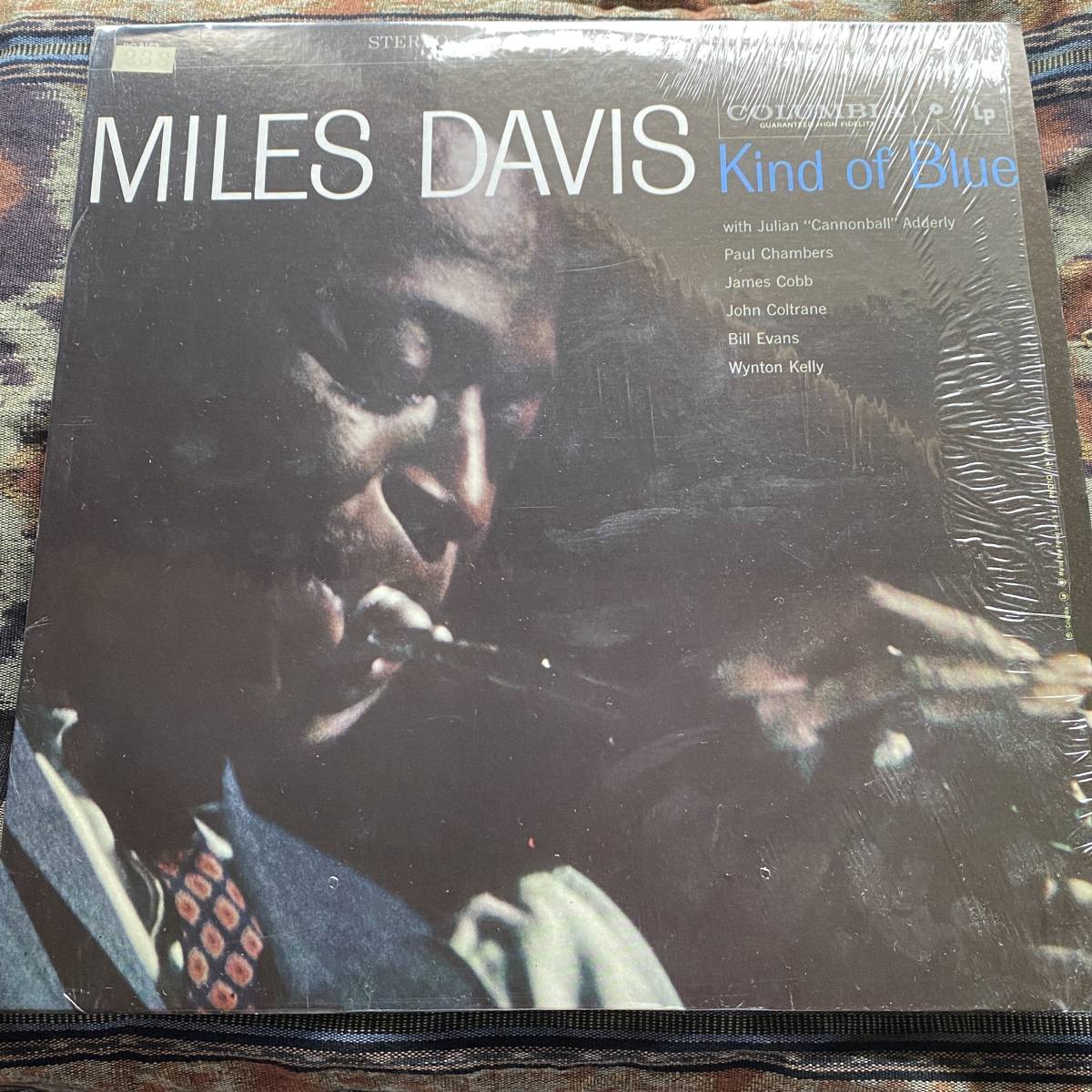 シュリンクLP / Miles Davis - Kind Of Blue / '77 / マイルス・デイヴィス カインド・オブ・ブルー / Columbia PC 8163 / ポスター_画像1