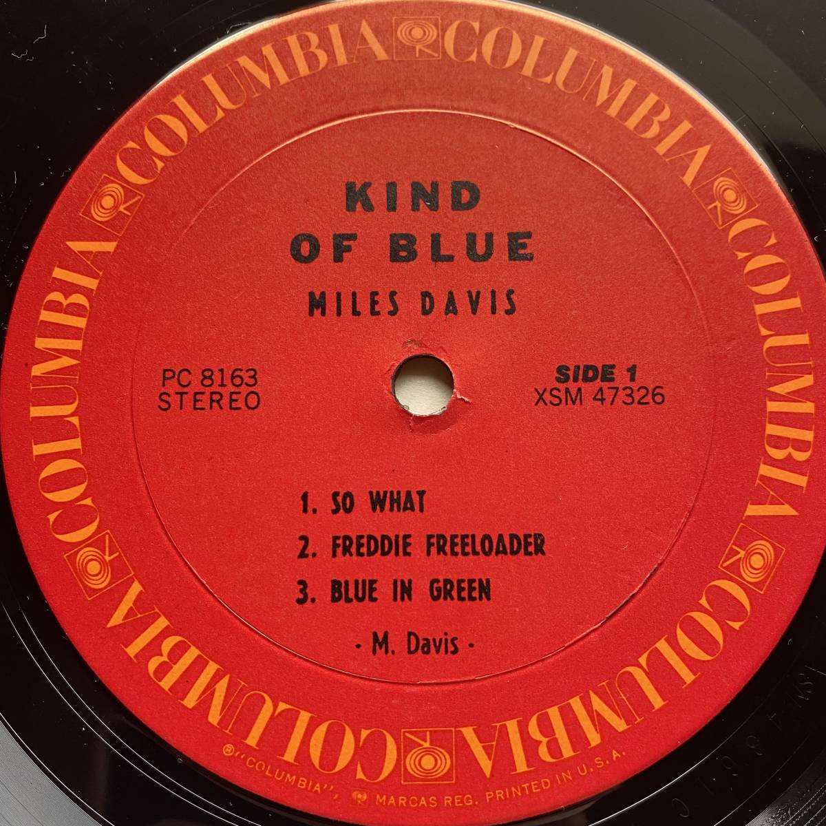 シュリンクLP / Miles Davis - Kind Of Blue / '77 / マイルス・デイヴィス カインド・オブ・ブルー / Columbia PC 8163 / ポスター_画像5