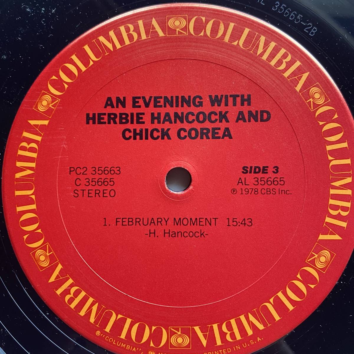 2LP / An Evening With Herbie Hancock & Chick Corea In Concert 1978 / ハービー・ハンコック チック・コリア / Columbia - PC2 35663_画像6