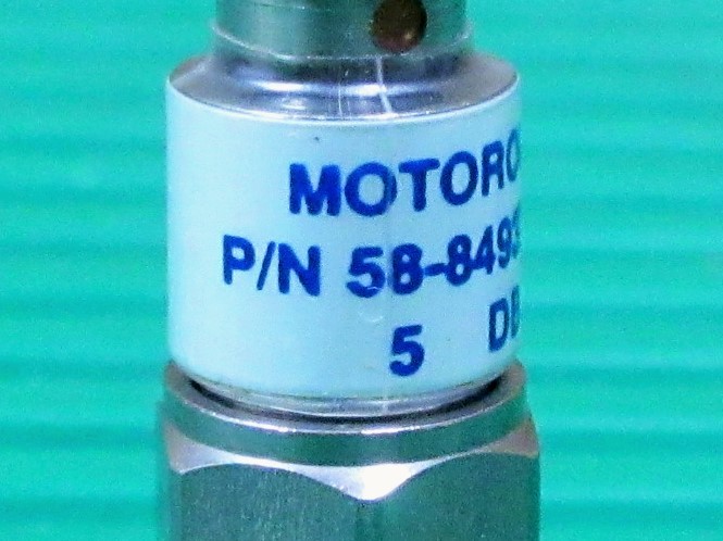 Motorola P/N:58-84933R02 Attenuator 5dB SMA(f)-SMA(m) 未検査品_画像2