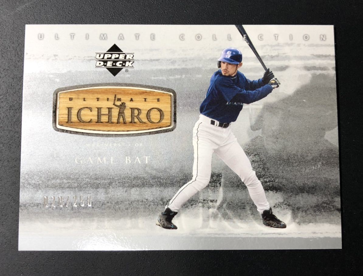 2001 upper deck ULTIMATE COLLECTION #B-IS Ichiro game used bat RC