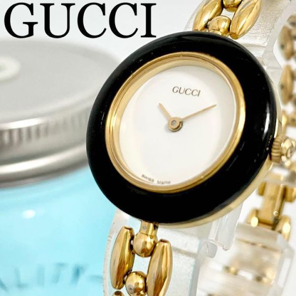 569 GUCCI グッチ時計 レディース腕時計 チェンジベゼル アンティーク