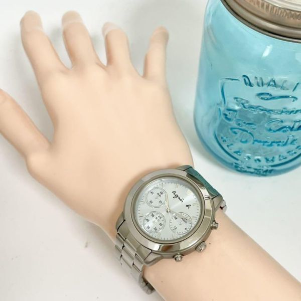 518 agns b アニエスベー時計 レディース腕時計 メンズ腕時計 ブルー