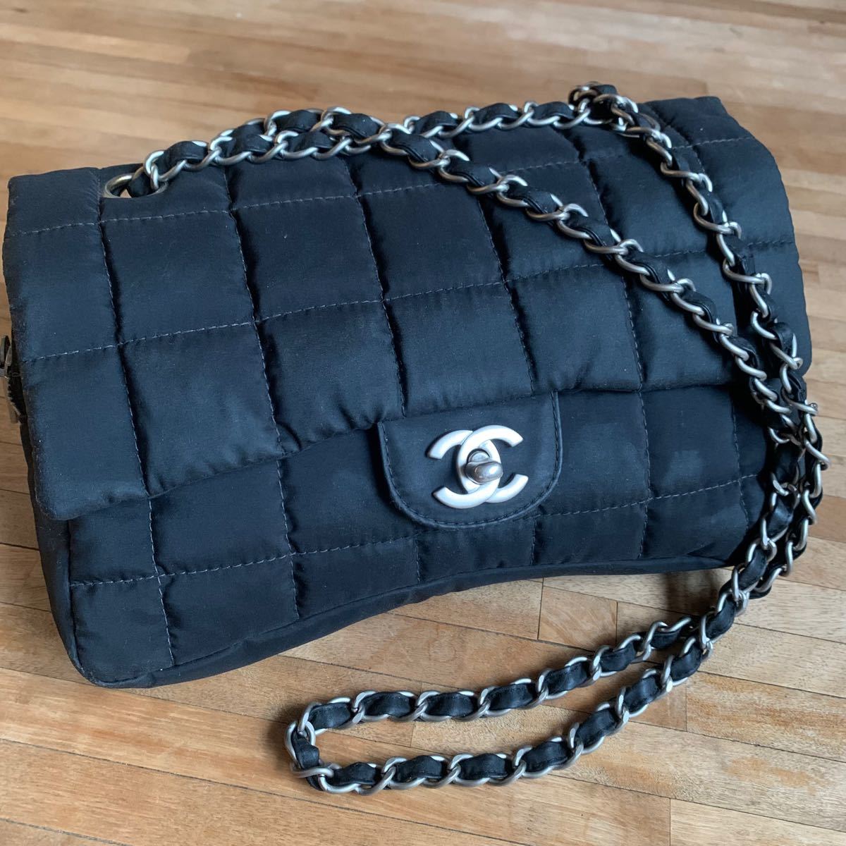 CHANEL シャネル マトラッセ チェーンショルダーバッグ ブラック