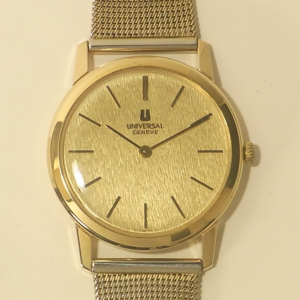 稼働品 美品 UNIVERSAL GENEVE ユニバーサル ジュネーブ 542136 メンズ