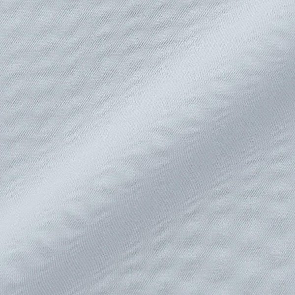 新品タグ付き GU ジーユー マーセライズドT(半袖) キャップスリーブTシャツ 滑らかできれいな質感 綿100% 単品使いもインナーも グレー XS_出品中のお色です。