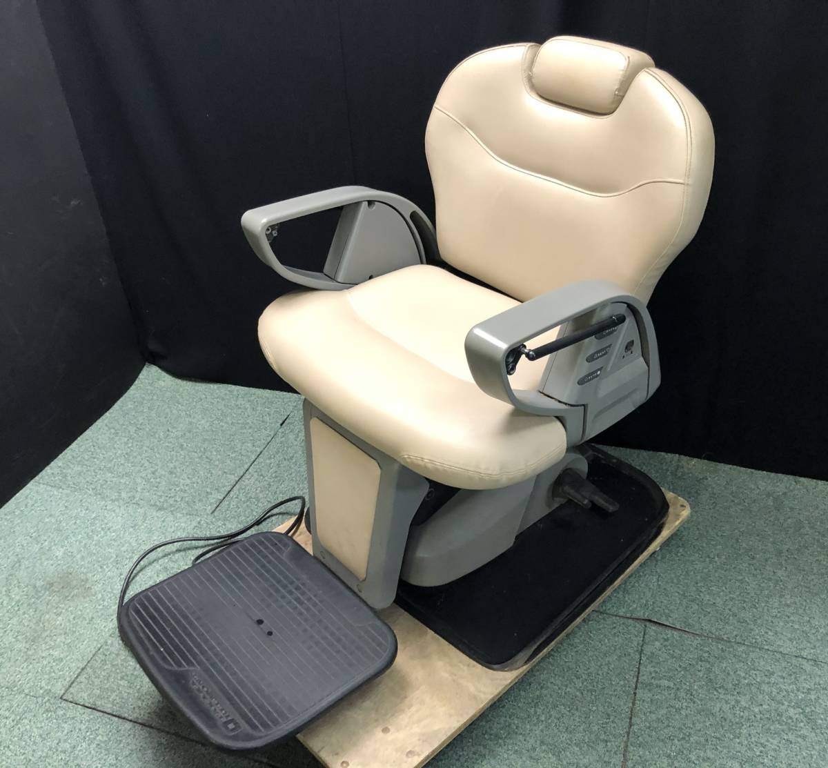 NJ294 床屋③【タカラベルモント】 BB-CR CREA チェア② 電動椅子 理容