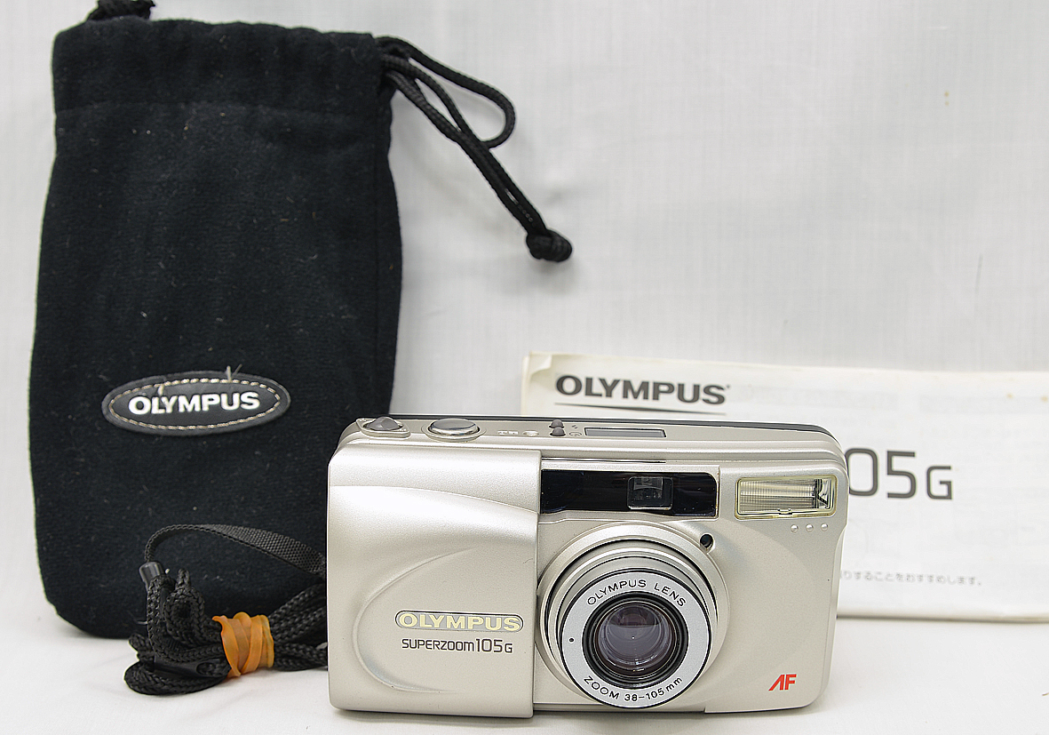 ブランド 美品 OLYMPUS SUPERZOOM 105G 完動品 ov8iO-m62293617256 ...