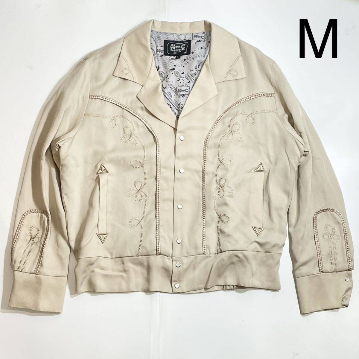 H BAR C エイチバーシー ウエスタンジャケット The Bolero Western Jacket ジョニーデップ ビンテージ USA ベージュ M