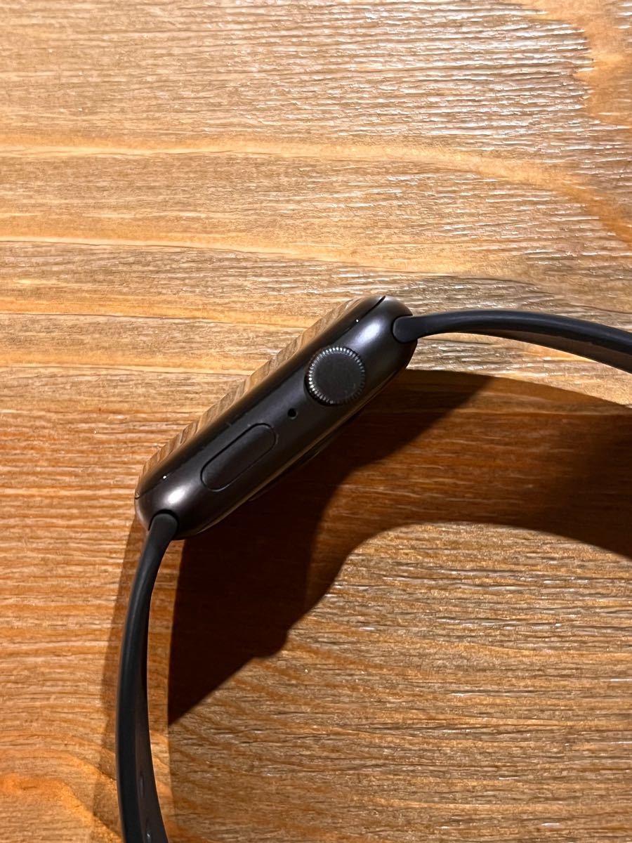 保障できる Apple Watch スペースグレー 44mm SE 腕時計(デジタル