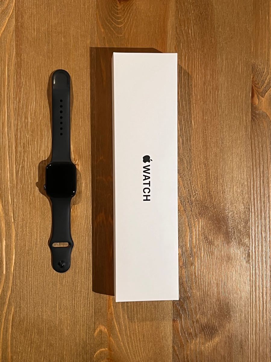 保障できる Apple Watch スペースグレー 44mm SE 腕時計(デジタル