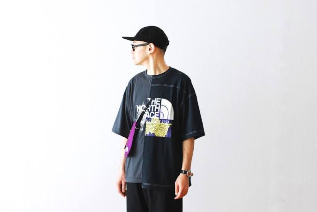 THE NORTH FACE PURPLE LABEL 20SS Crazy H/S Logo Tee Lサイズ Tee