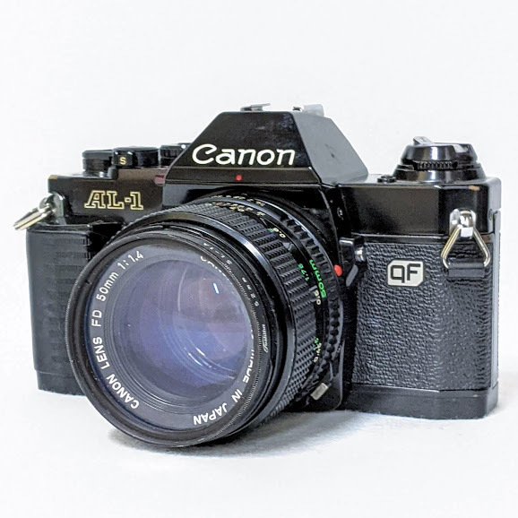 13744 Canon キャノン AL-1 一眼レフカメラ ブラック レンズ FD 50mm 1 70 Canon ALー1 ジャンク品 フィルムカメラ