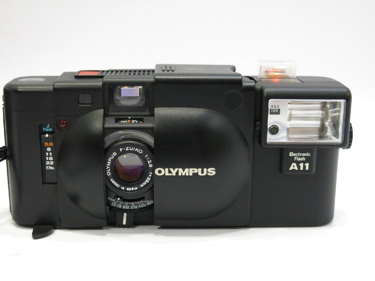 品 】OLYMPUS XA A11 ストロボ 希少ケース付 フイルムカメラ