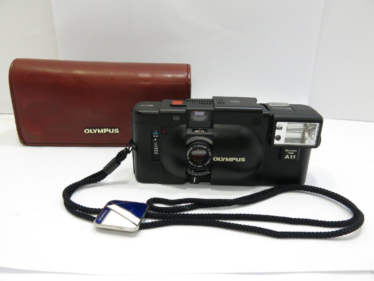 品 】OLYMPUS XA A11 ストロボ 希少ケース付 フイルムカメラ