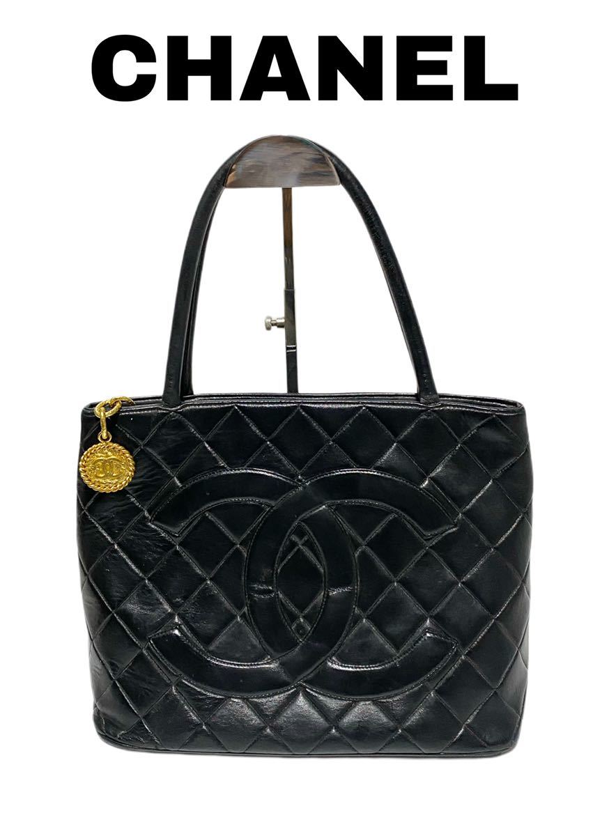 美品 CHANEL 復刻 トートバック ラムスキン シャネル gruporio.net