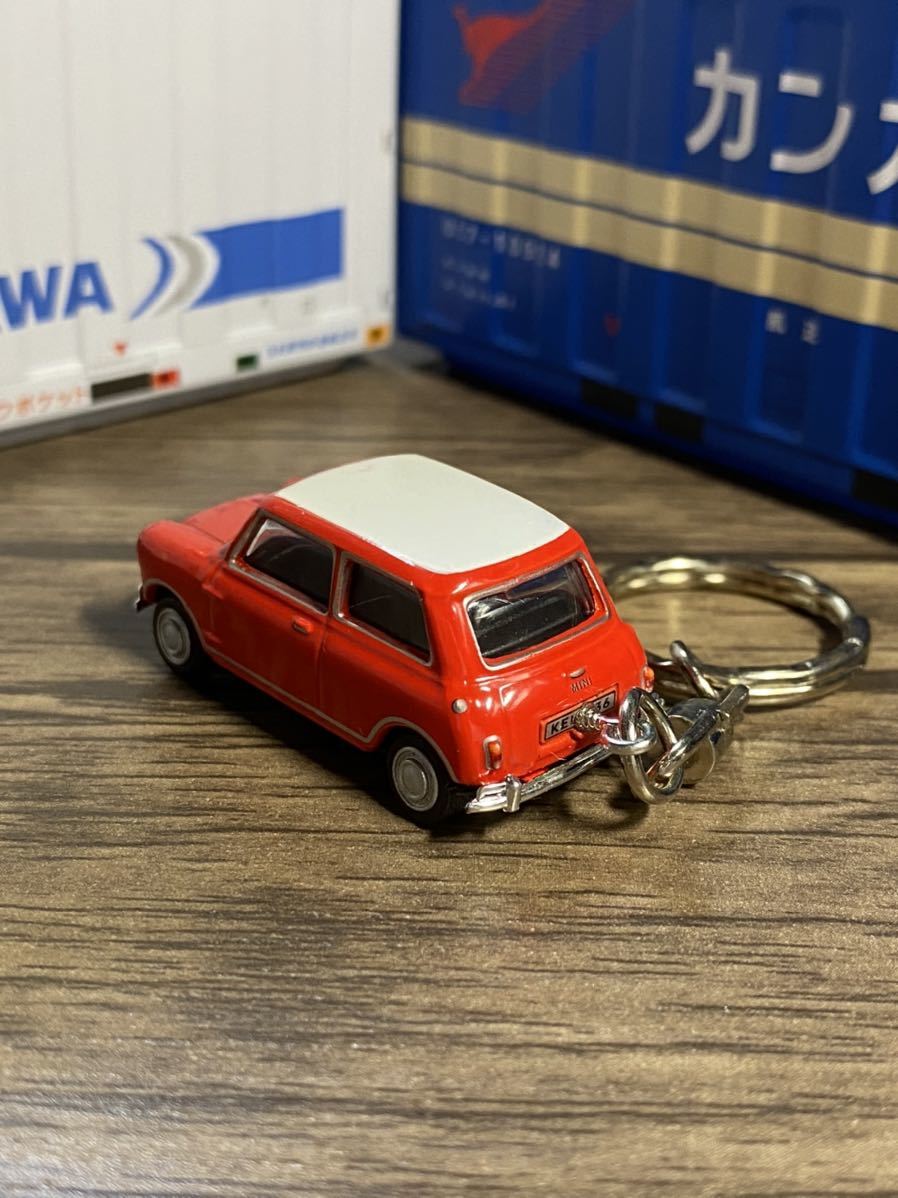 ** Mini Cooper red key holder 4** original processed goods car accessory minicar handcraft hand made miscellaneous goods 