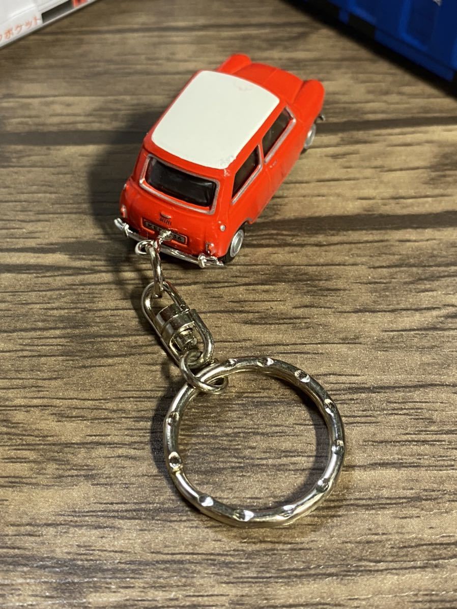 ** Mini Cooper red key holder 4** original processed goods car accessory minicar handcraft hand made miscellaneous goods 