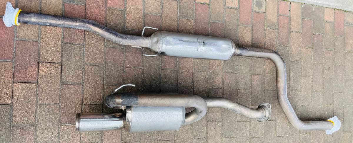無限 MUGEN ツインループマフラー DC2 インテグラ タイプR VTEC B18C