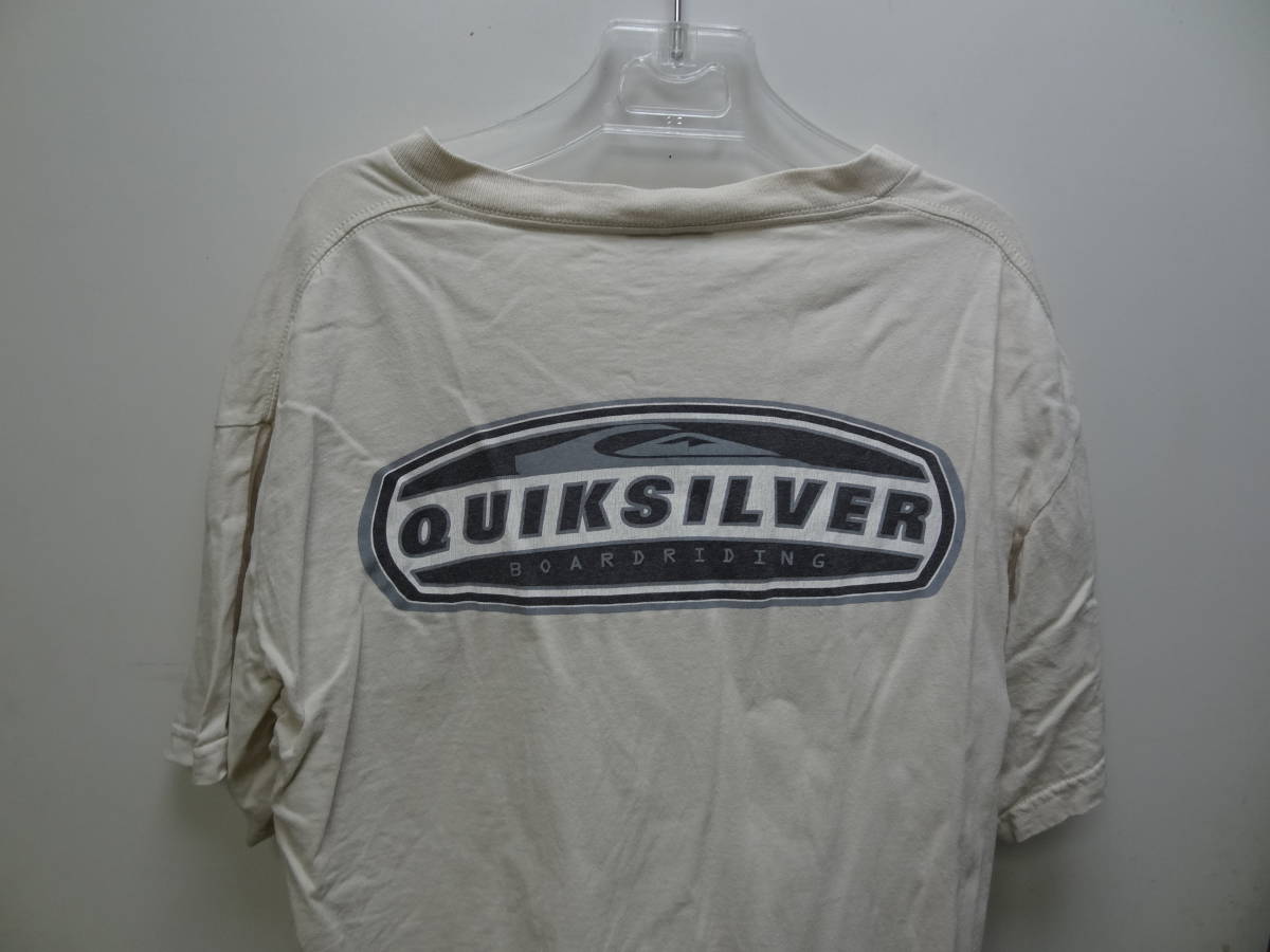 全国送料無料 アメリカ USA古着 80-90年代 クイックシルバーQUIKSILVER MADE IN USA メンズ サーファーTシャツ M