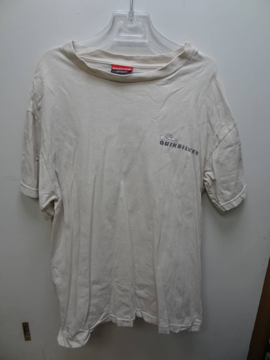 全国送料無料 アメリカ USA古着 80-90年代 クイックシルバーQUIKSILVER MADE IN USA メンズ サーファーTシャツ M