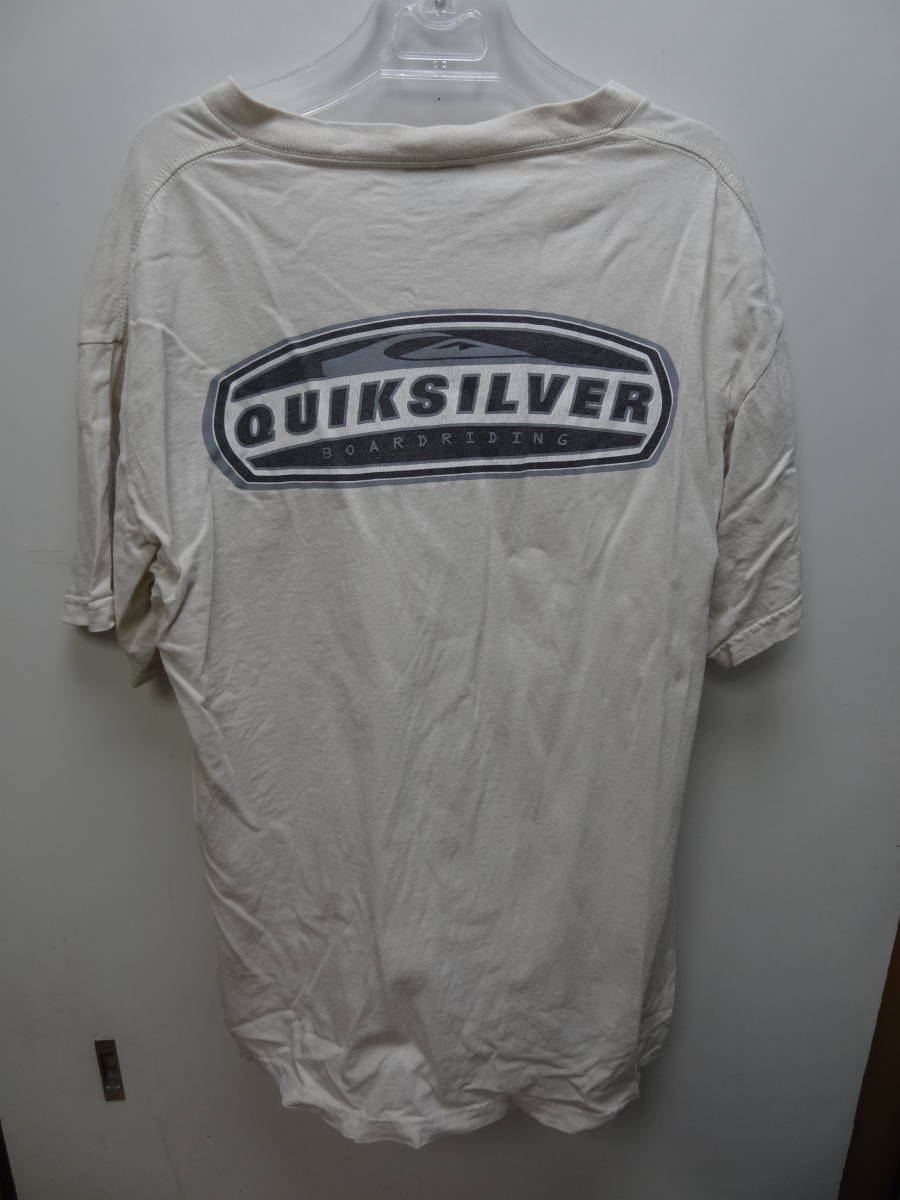 全国送料無料 アメリカ USA古着 80-90年代 クイックシルバーQUIKSILVER MADE IN USA メンズ サーファーTシャツ M_画像6