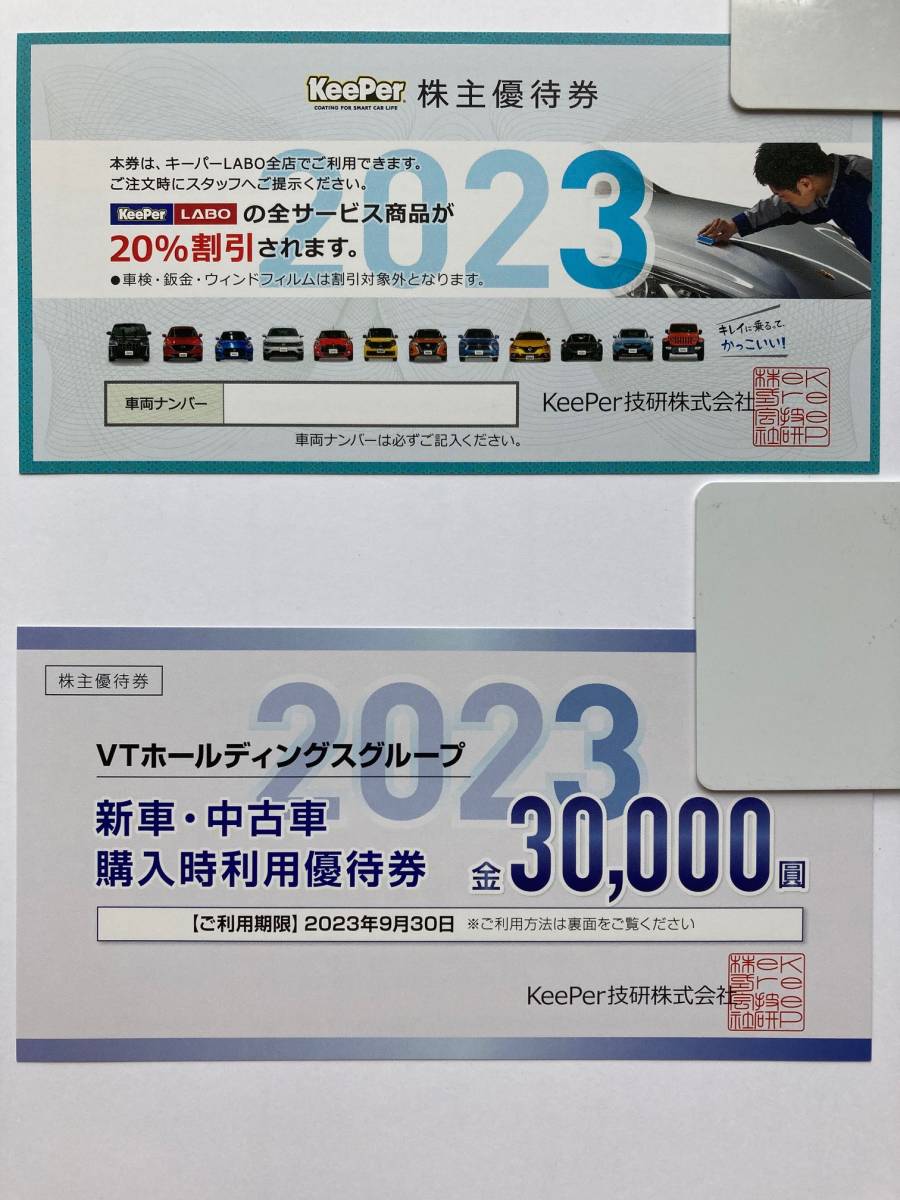 Keeper技研 VTホールディングス 株主優待券 キーパーラボ20％割引 割引券 | vortexcompany.co