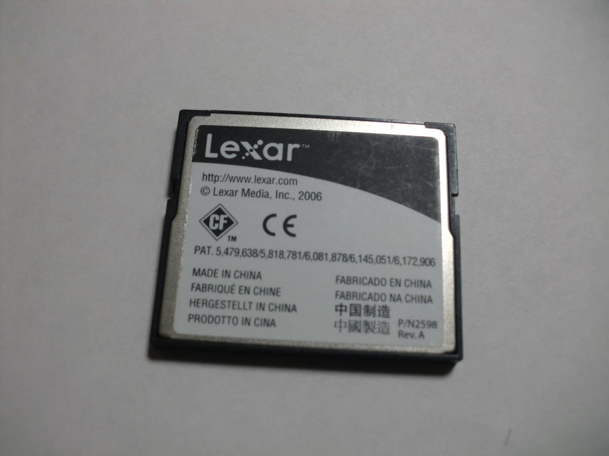 1GB　Lexar　Platinum2　CFカード　フォーマット済み　メモリーカード　コンパクトフラッシュ_画像2