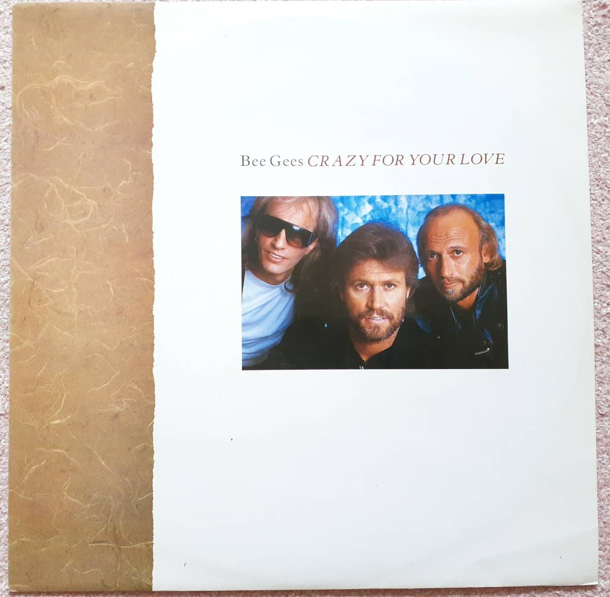 BEE GEES　ビー・ジーズ　Crazy For Your Love / You Win Again (5.14 Remix)　 UK盤 12” シングル レコード _画像3