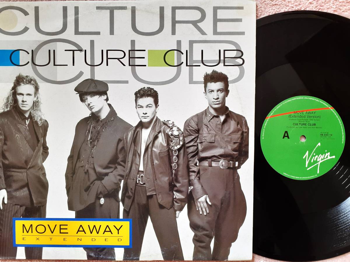 Culture Club　カルチャー・クラブ　Move Away (Extended)　オーストラリア盤 12”シングルレコード_画像1