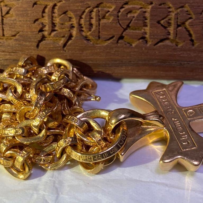 Chrome Hearts 22k スモール CH クロス パヴェダイヤ ペーパー Chrome Hearts 22k スモール CH クロス パヴェダイヤ ペーパー