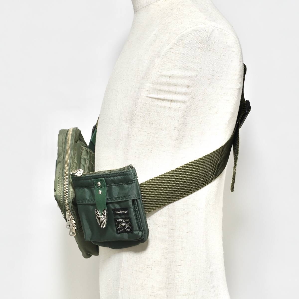 TOGA ARCHIVES PORTER トーガ ポーター Belt Bag ベルトバッグ カーキ