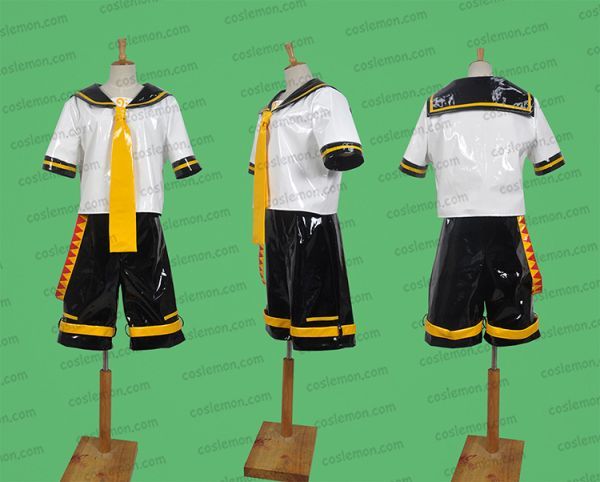 xd275 VOCALOID ボーカロイド 鏡音リン エナメル製 コスプレ衣装 xd275 VOCALOID ボーカロイド 鏡音リン エナメル製 コスプレ衣装