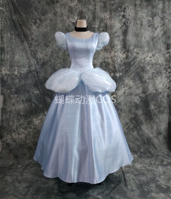 xd358ディズニー Cinderella シンデレラ プリンセス ワンピース ドレス ハロウィン イベント仮装 コスプレ衣装