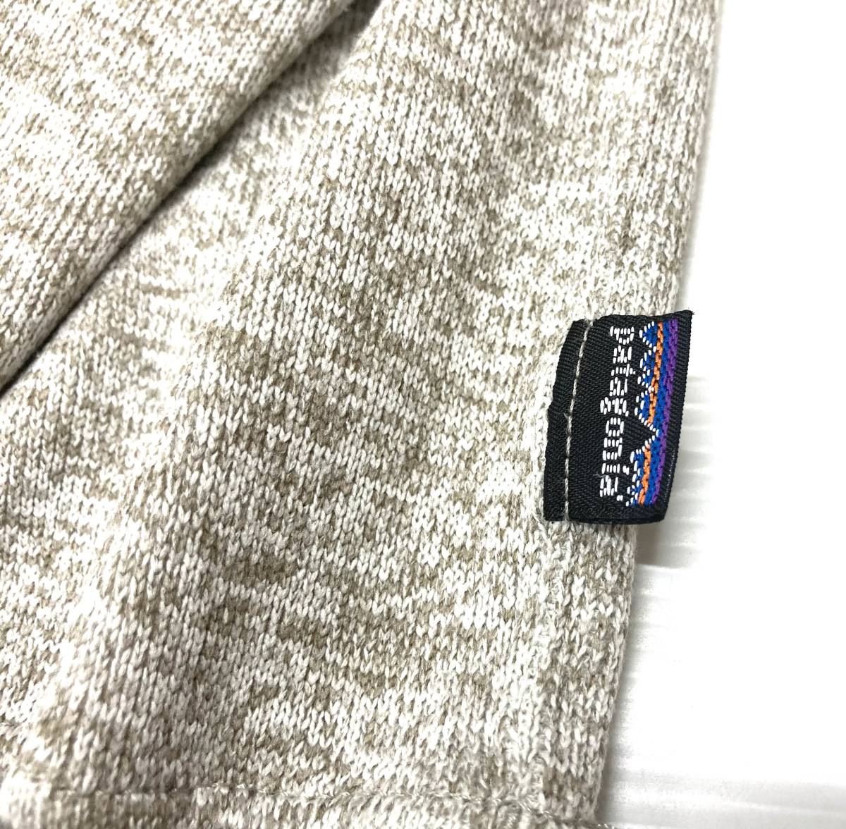 PATAGONIA パタゴニア スウェット 前V フリーダムスリーブ 2トーン L トレーナー 希少 _画像8